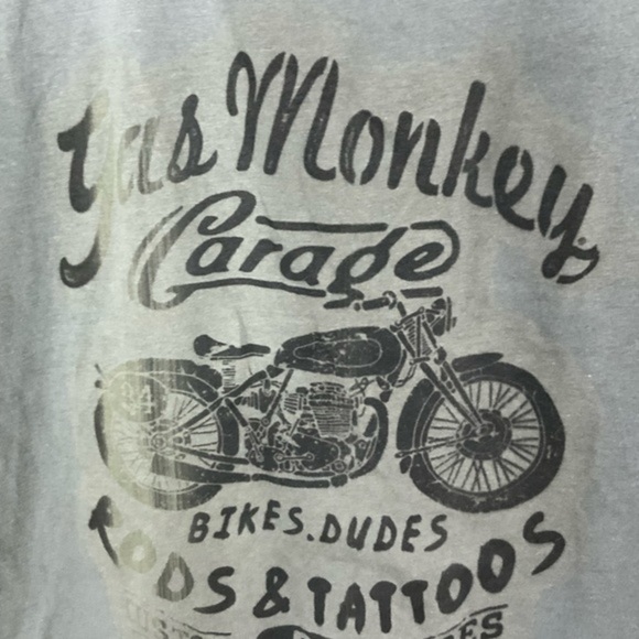 Boho Next Level Gas Monkey grunge gearhead Garage tank Small - Picture 3 of 4